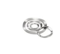 jiuxinyun 5-100 pezzi 304 acciaio inossidabile tre cresta rondella rondella ondulata rondella elastica rondella elastica M3-m51 (Color : 304, Size : M5 x 10 x 0.3 50Pcs)