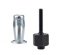 jiuxinyun Set di Dadi con Testa for Rivetti 20 Pezzi Morsetto ad espansione in Lega Kit di Rivetti a Petalo Dadi di bloccaggio Rivettatrice Manuale for Dadi M4 M5 M6 M8(M5)