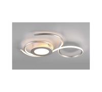 JIVE PLAFONIERA MODERNA D50 METALLO 3 FINITURE LED 36W LUCE DIMMERABILE CON TELECOMANDO