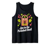 Jive to The Pickleball Retro Jukebox Design Canotta