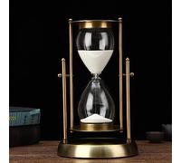 JIVIAL Temporizzatore a Clessidra, Clessidra da 60 Minuti, Decorazione a Clessidra, Grande Clessidra, Orologio di Sabbia, Orologio di Sabbia, Clessidra di Vetro da 1 Ora, Clessidra