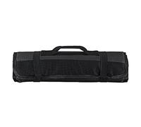 JIVIMOCO Borsa Coltelli Chef, Rotolo Portacoltelli con 2 Cinghie Elastiche Borsa Professionale per da Chef, Può Contenere Fino A 22 Coltelli, Nera, 58 * 35CM