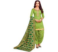 JIVRAJ FASHION Punjabi patiyala Modal Silk With Gota Work Maria B Indian Pakistani Stitched Salwar Kameez Suit Ready To Wear Ricamo (Scelta 3, L UK 14 Busto 42 Vita 38 Fianchi 44)