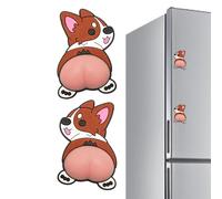 Jiwyunlu Paracolpi per Maniglie Porta, 3D Antiurto Silicone Cane Pad Autoadesivo, Protettore per Parete della Porta, Protezione da Urti e Colpi per Casa Camera Uffici e Asilo