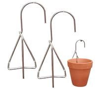 Jiwyunlu Supporto Per Piante Da Parete,2 Pezzi Da Parete Resistente Alla Ruggine | Ganci Per Vasi Da Interno, Supporto E Recinzione,per Balcone, Terrazzo, Giardino, Cortile, Recinto, Casa, Esposizione