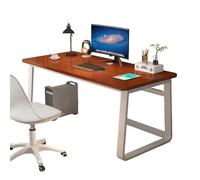 JixCJHj Scrivania salvaspazio/Studio/angolare/Gaming，scrivania Semplice per PC,Montaggio Semplice,Stabile e Compatto, per Studio, Ideale per Camera da Letto e Ufficio(Teak,100 * 40cm(39 * 16in))