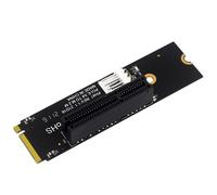jixopn M.2To PCI-E4X Riser Card Static Bag Packaging Hard Drive Converter Reader