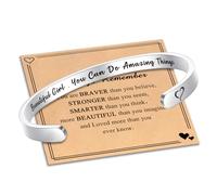Jixugaud Braccialetti regalo per ragazze adolescenti regali di compleanno per nipote figlia gioielli cresima prima comunione Natale 6 8 10 12 14 16 anni Adolescente Tween Ragazza