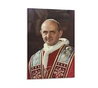 JIYAN Poster decorativo da appendere alla parete, motivo arcivescovi cattolici italiani del XX secolo, Papa Paolo VI, 20 x 30 cm