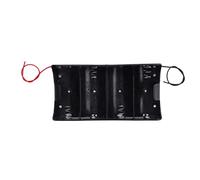 jiyaohui Clip a Molla Nero 4 x 1,5 V D Dimensione Batteria Batterie Supporto Case