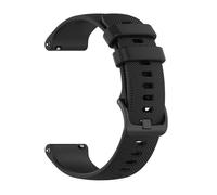 JIYEDA Cinturino in silicone da 20 mm e 22 mm compatibile con Venu 3 Band, Forerunner 265, 255, 245, 165 Music, Vivoactive 4, Venu Sq2 Plus Belt(Coal Black,22mm)