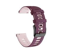 JIYEDA Cinturino in silicone da 20 mm e 22 mm compatibile con Venu 3 Band, Forerunner 265, 255, 245, 165 Music, Vivoactive 4, Venu Sq2 Plus Belt(Red,22mm)