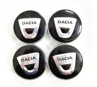JIYIFAN 4 Pezzi Coprimozzo Auto per Dacia Jogger 2021 2020 2019 2018 2022 2023 2024, Coprimozzo in per Accessori Auto Coprimozzi Ruota Centrale Ridurre la Resistenza al Vento,A-60mm