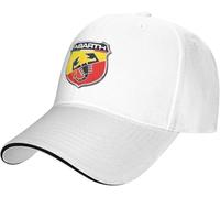JIYIFAN Cappellino da Baseball per Abarth 595 2012-2016, Baseball Regolabile Snapback Cappellino Sport Cotone Baseball cap Articoli Essenziali per l'esterno