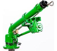 JIYIHENKEAI Irrigatore per irrigazione agricola, Testina di spruzzo a Pioggia da 2" con manometro, irrigatore Rotante a 360° per Ampie superfici con ugello di Ricambio