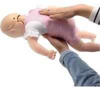 JIYIHENKEAI Modello di Primo Soccorso, Modello di rianimazione cardiopolmonare, manichino per la RCP avanzata con Borsa per la Formazione sul Primo Soccorso in Caso di soffocamento per Neonati