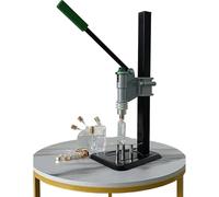 JIYIHENKEAI Tappatrice Manuale per Bottiglie di Profumo, 2 ml, 3 ml, 5 ml, 10 ml, 13 ml, 15 ml, 20 ml, Macchina per tappatura di Bottiglie Spray con Altezza Regolabile(2ml)
