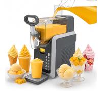 JIYINGHUI Macchina per Granite per La Casa, Macchina per Bevande Ghiacciate da 2.2 L con 5 Programmi Preimpostati,Display a LED, Pulizia Automatica,per Margarita, Frappé, Milkshake E Altro 220v50HZ