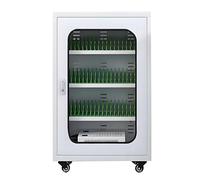 JIYINGHUI Stazione di Ricarica Commerciale da 6-60 Slot, Mobiletto di Ricarica Portatile per Telefoni Cellulari, Gestione Centralizzata E Archiviazione Sicura, per Uffici Aziendali White-60Slots