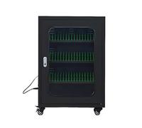 JIYINGHUI Stazione di Ricarica Commerciale da 6-60 Slot, Mobiletto di Ricarica Portatile per Telefoni Cellulari, Gestione Centralizzata E Archiviazione Sicura, per Uffici Aziendali Black-50Slots