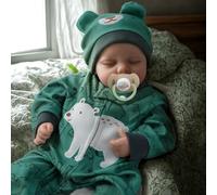 JIZHI Reborn Bambole 17 pollici Reborn Bambino Bambolas Realistico Neonato Bambino Bambola Real morbido Touch Vinile Integrale Lavabile,Ragazzo