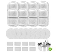 JIZK 8 filtri per fontane d'acqua per cani, compatibili con fontana Oneisall, ricambio filtro per fontana in acciaio inox da 7 l/1,8 g