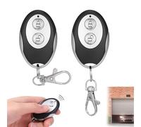 JIZZU 2 x Apriscatole da Garage Telecomando, Trasmettitore Portatile, Garage Radio per Hörmann Ecostar RSC 2, RSE 2, RSZ 1-433 92 MHz