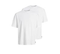 JJ REBEL 2-Pack Jreb Loose Fit Tee 2 Pack MP, Bianco, M (Pacco da 2) Uomo