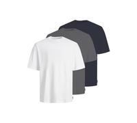 JJ REBEL 3-Pack MP Jreb-tè Loose Fit SS Tee, Confezione da 3, Bianco, M (Pacco da 3) Uomo