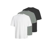 JJ REBEL 3-Pack MP Jreb-tè Loose Fit SS Tee, Confezione da 3, Iceberg Green, S (Pacco da 3) Uomo