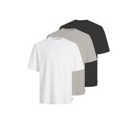 JJ REBEL 3-Pack MP Jreb-tè Loose Fit SS Tee, Confezione da 3, Raggio di Luna, M (Pacco da 3) Uomo