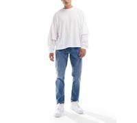 JJ Rebel - Adam - Jeans affusolati lavaggio blu medio W30 L30