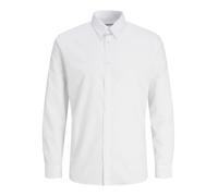 JJ Rebel Camicia da uomo JREBGAVIN Bianco Taglia S