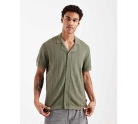JJ Rebel - Camicia in maglia verde M