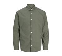 JJ Rebel Camicia 'JREBGAVIN' oliva / bianco Uomo JJ Rebel S