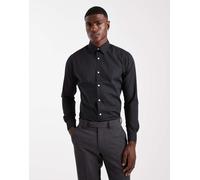 JJ Rebel - Camicia nera elegante-Nero M