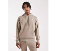JJ Rebel - Felpa con cappuccio beige con logo-Neutro S