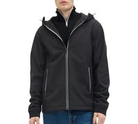 JJ REBEL Jacket Jrebwood-Giacca Softshell, Nero, S Uomo