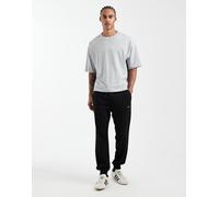 JJ Rebel - Joggers dritti neri con logo-Nero XL