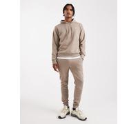 JJ Rebel - Joggers slim beige con logo-Neutro 2XL