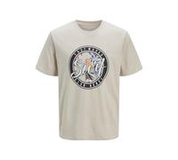 JJ REBEL Jrebbastian Flower Shape Tee S O-Neck, Raggio di Luna, M