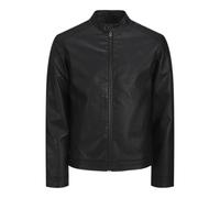 JJ REBEL Jrebcaleb Pu Jacket Noos, nero, L, Nero, L