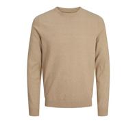 JJ REBEL Jrebcallum Knit Crew Neck Noos Maglione Lavorato a Maglia, Crockery, S Uomo
