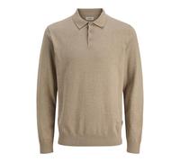 JJ Rebel - Polo in maglia a maniche lunghe beige-Neutro M