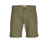 JJ Rebel Jrebfivers - Pantaloncini a 5 Tasche, Verde - Deep Lichen Green, L