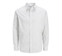 JJ REBEL Jrebgavin AOP Shirt LS, Bianco, M Uomo