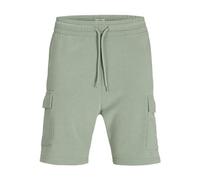 JJ REBEL Jrebgorm Reg Quest Cargo Sweat Shorts, Iceberg Green., L