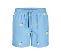 JJ REBEL Jrebhawaii Swim Short Print, Blu etereo, M