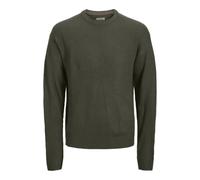 JJ rebel Jreblogan Knit Crew Neck SN, Notte Foresta, XL Uomo