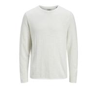 JJ REBEL Jrebnature Slub Knit Crew Neck, Ballerino di Nuvola, S Uomo